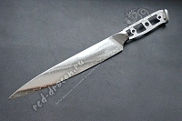 Клинок для кухонного ножа VG10 дамаск  "DIY8f"